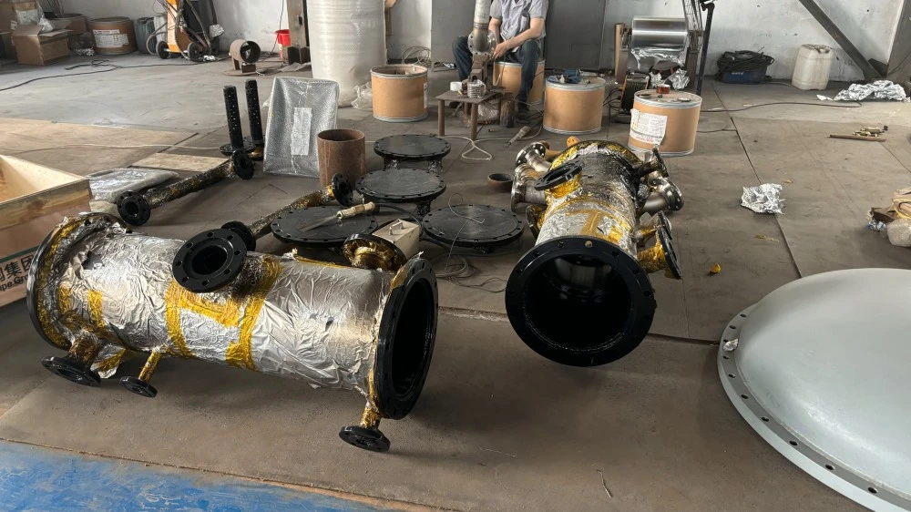 Pfa Coated Chemical Distillation Column