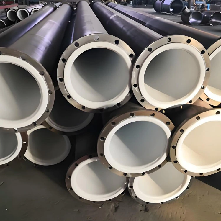 Mit PTFE ausgekleidete industrielle Transportpipeline für Chemikalien